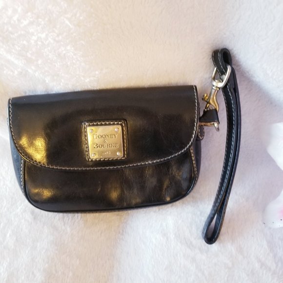 Dooney & Bourke Leather Wristlet - Picture 1 of 9